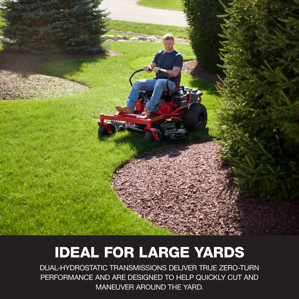 Mustang 42 In. 22 HP V-Twin Kohler 7000 Series Engine Dual Hydrostatic Drive Gas Zero Turn Riding Lawn Mower